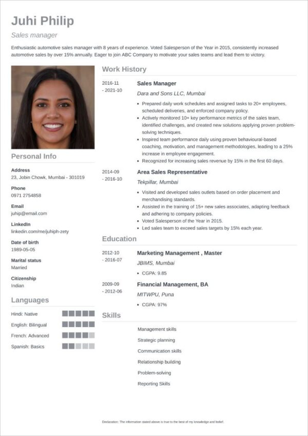 CV EDITING