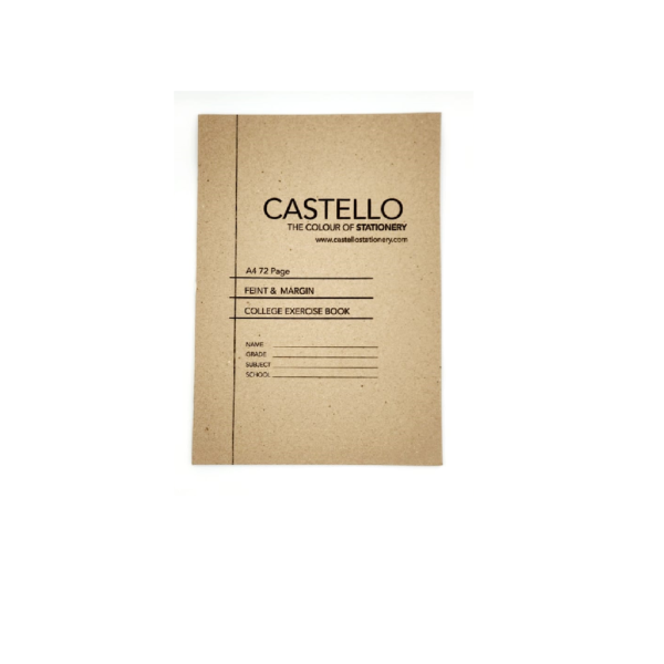 72 PAGE CASTELLO A4 SOFT COVER